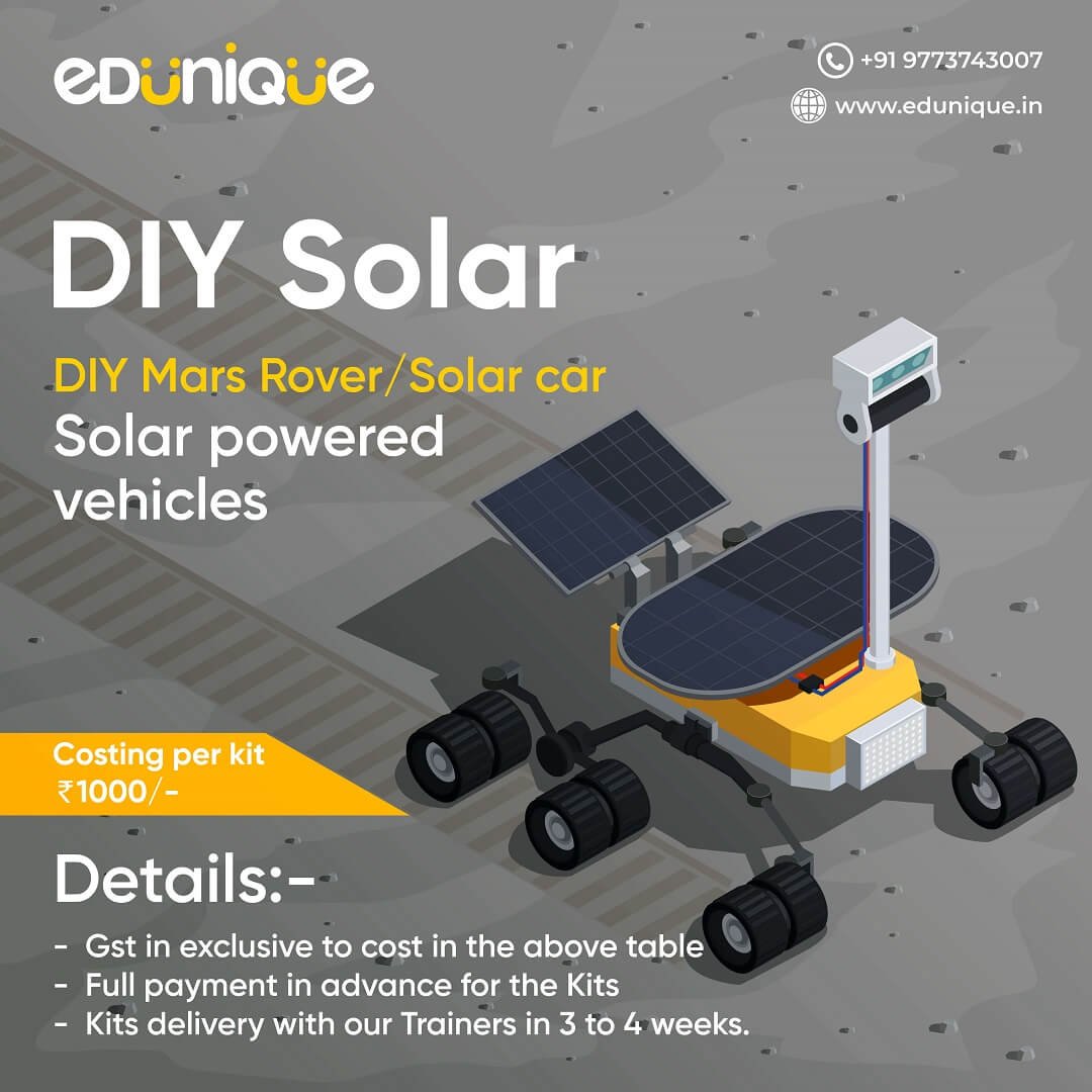 DIY Solar Mars Exploration Car 
