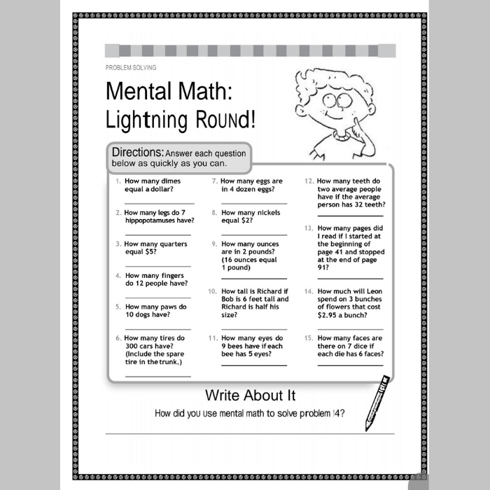 critical thinking activities in math