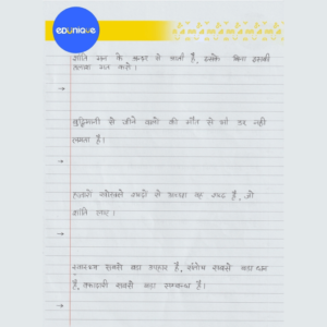 Hindi handwriting book | EduNique