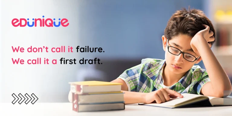 We don’t call it failure, We call it a first draft